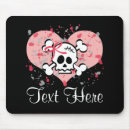 Recherche de crânes roses tapis souris Mignon