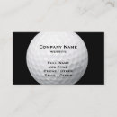 Recherche de golfers cartes visite Simple
