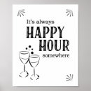 Recherche de heure heureuse posters Vintage