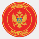 Recherche de drapeau monténégro autocollants Travel