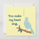 Recherche de oiseau doux vœux cartes Amour