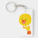 Recherche de dessin canard porteclés Jaune