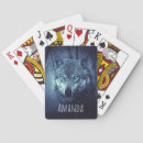 Recherche de loup jeux de cartes Animal sauvage