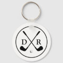 Recherche de joueur de golf porteclés Monogramme