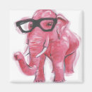 Recherche de rose refrigérateur magnets Éléphant