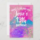 Recherche de tie dye invitations Ado