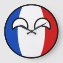 Recherche de france horloges Drapeau de la france
