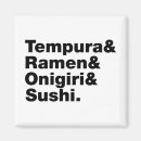 Recherche de nourriture asiatique magnets Japon