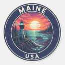 Recherche de côte atlantique autocollants Maine