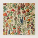 Recherche de fleurs vintages puzzles Illustration