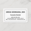 Recherche de cosmétiques cartes visite Simple