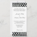 Recherche de zoo mariage invitations Zèbre
