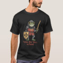 Recherche de chevalier médiéval tshirts Grenouille