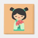 Recherche de poupées japonaises magnets Kawaii