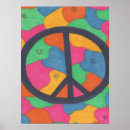 Recherche de paix paix art Rétro