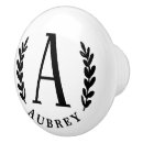 Recherche de bébé boutons et poignées de porte Monogramme