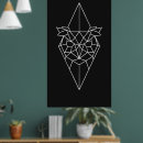 Recherche de hibou abstrait art Géométrique