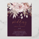 Recherche de plume mariage invitations Violet