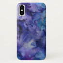 Recherche de cercles abstraits iphone coques Bleu