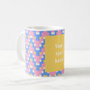 Recherche de zigzag bleu tasses Rose