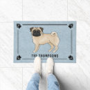 Recherche de pug paillassons Chien