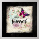 Recherche de papillon élégant posters Citation inspirante