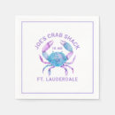 Recherche de crabe serviettes Illustration