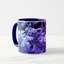 Recherche de fleurs décoratives tasses Violet