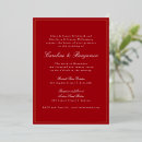 Recherche de rouge mariage invitations Traditionnel