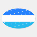 Recherche de bleu ovales autocollants Jolie