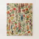 Recherche de fleurs vintages puzzles Jardin