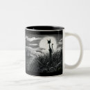 Recherche de lune effrayante tasses Halloween