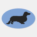 Recherche de silhouette de chien autocollants dachshund