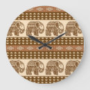 Recherche de motif ethnique horloges Arrière plan