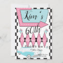 Recherche de des années 1950 anniversaire invitations Hop
