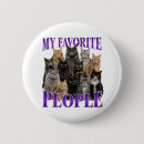 Recherche de personne de chat badges Drôle