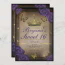 Recherche de royal 16ans anniversaire invitations Conte de fées