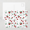 Recherche de cerises rouges cartes postales Fleurs