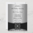 Recherche de 25th anniversary party invitations Argent