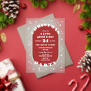 Recherche de white noël invitations Rouge