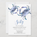 Recherche de de crabe anniversaire invitations Moderne