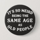 Recherche de personnes âgées badges Humour