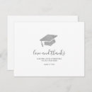 Recherche de casquette diplômé vœux cartes Typographie