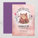 Recherche de deuxième bébé invitations Aquarelle