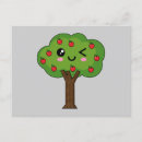 Recherche de fruit kawaii cartes postales Dessin