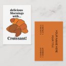 Recherche de croissant cartes visite Entreprise