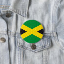 Recherche de drapeau de la jamaïque badges Vert