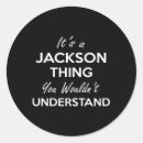 Recherche de arbre généalogique autocollants Nom de famille jackson