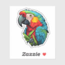 Recherche de perroquets autocollants Plumes