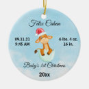 Recherche de ornement de girafe ornements Bébé garçon